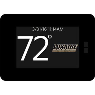 Luxaire Hx™ Wi-Fi Touch Screen Thermostat.